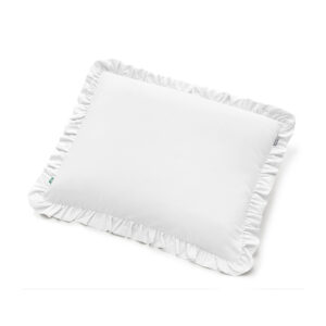 poszewka biała z falbaną - MUMLA