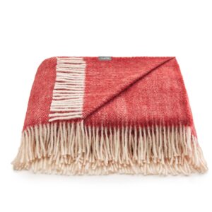 koc wełniany nord bordowy MUMLA