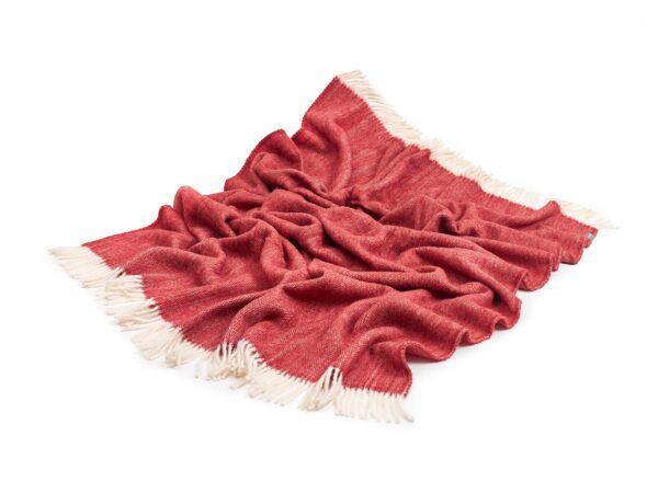 koc wełniany nord bordowy MUMLA