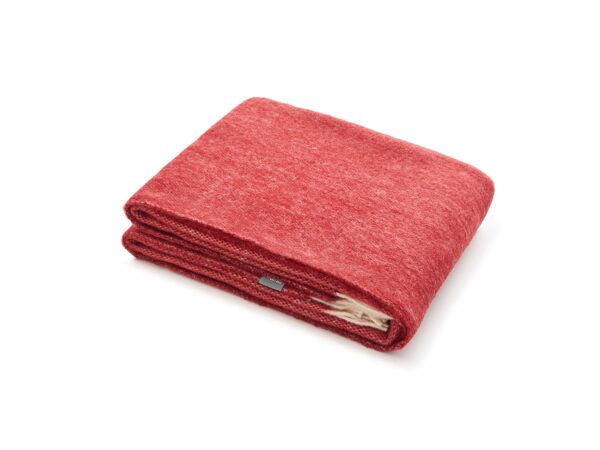 koc wełniany nord bordowy MUMLA