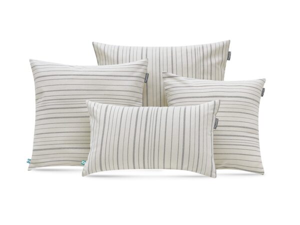 poszewka szare prążki MUMLA