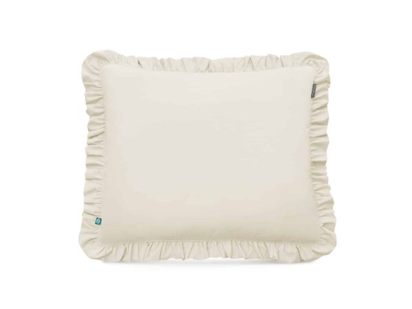 poszewka naturalna z falbaną - MUMLA