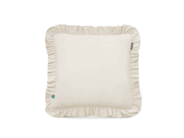 poszewka naturalna z falbaną - MUMLA