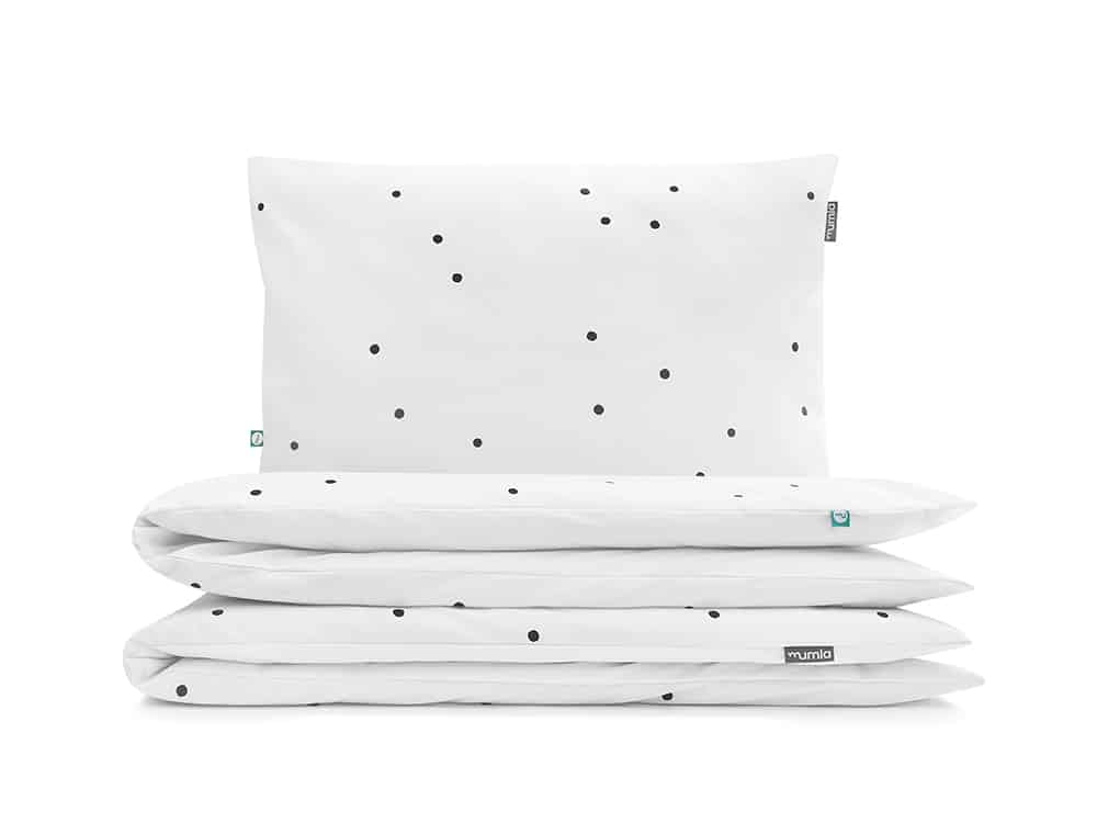 pościel simple czarne confetti - MUMLA