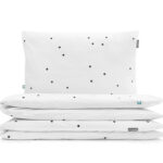 bettwäsche simple schwarze confetti - MUMLA