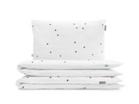bettwäsche simple schwarze confetti - MUMLA