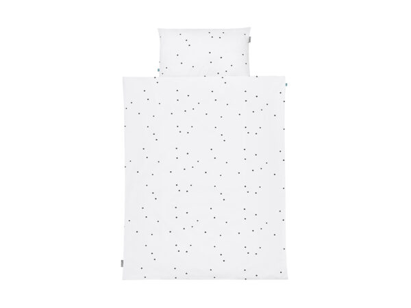 povlečení simple černé confetti - MUMLA