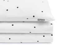 bettwäsche simple schwarze confetti - MUMLA