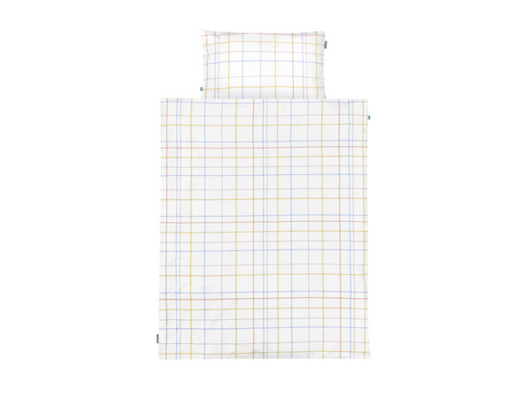 povlečení simple pastelové káro - MUMLA