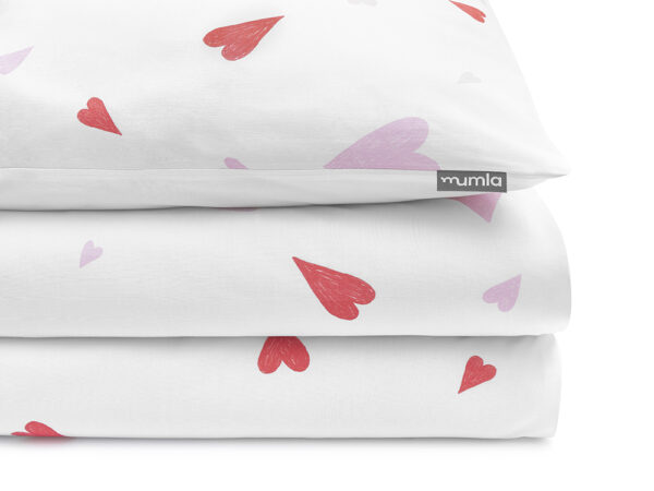 povlečení simple srdíčka - MUMLA