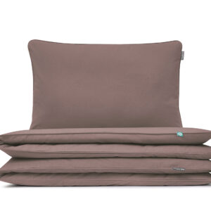 povlečení basic čokoládově hnědý - MUMLA