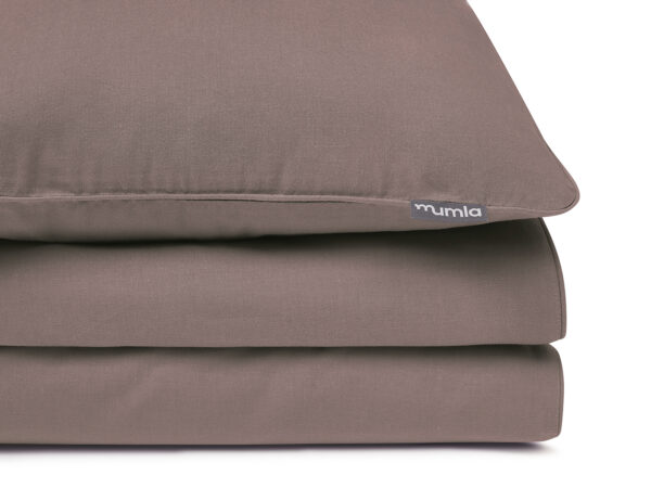 bettwäsche basic schokoladenbraun - MUMLA