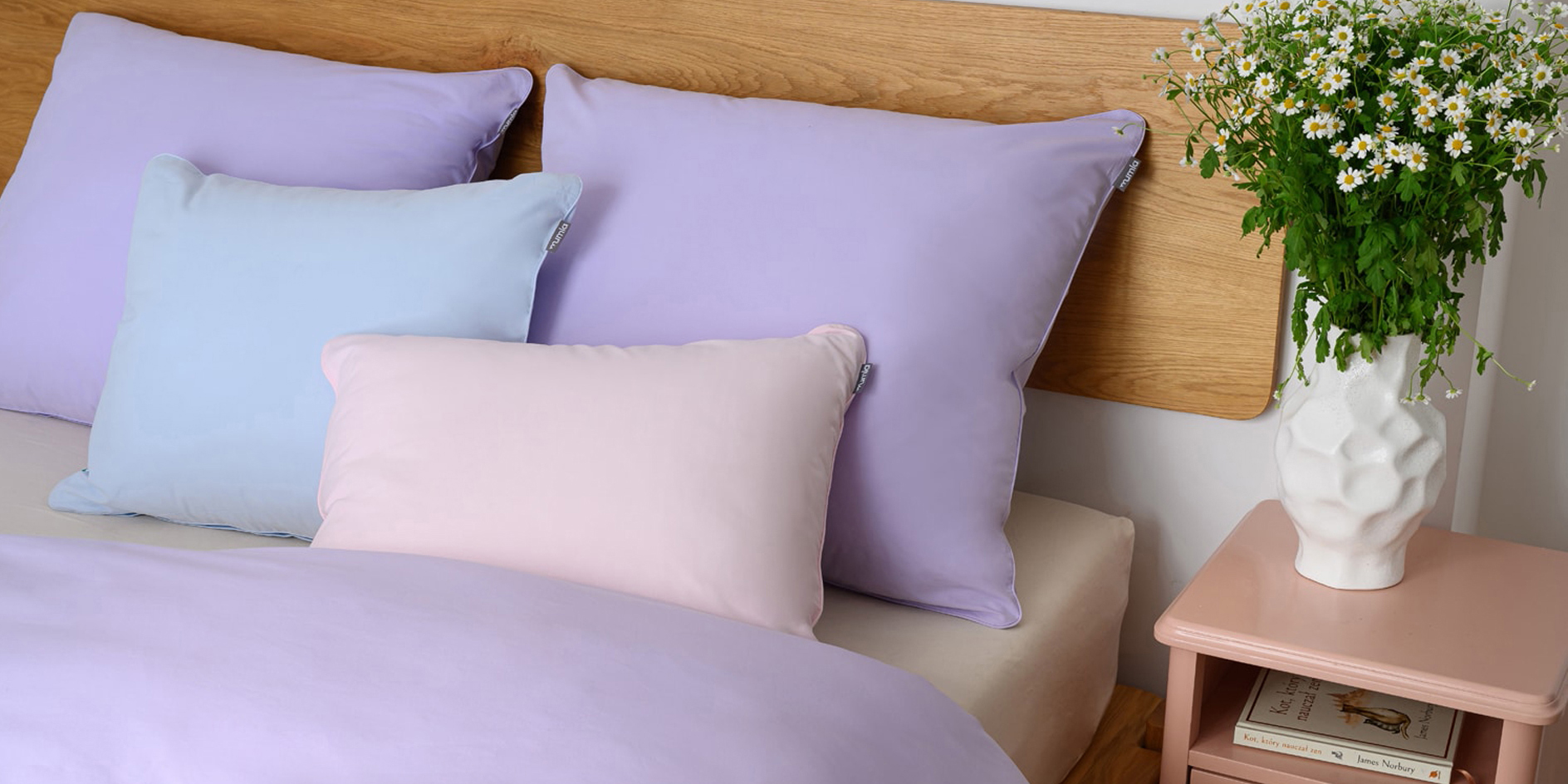 pościel basic lawendowy - MUMLA