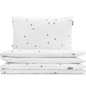 pościel simple czarne confetti