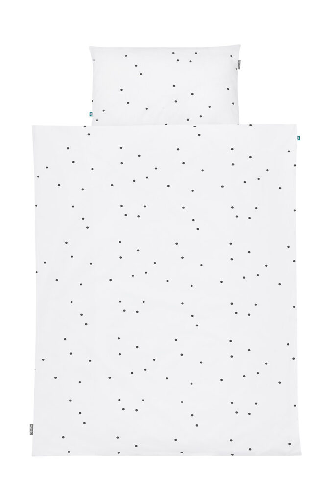 pościel simple czarne confetti - MUMLA