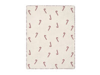 decke weihnachtliche zuckerstäbe - MUMLA