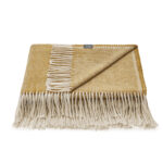 koc wełniany nord musztardowy - MUMLA