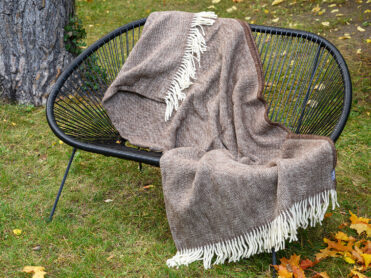 koc wełniany nord brązowy - MUMLA