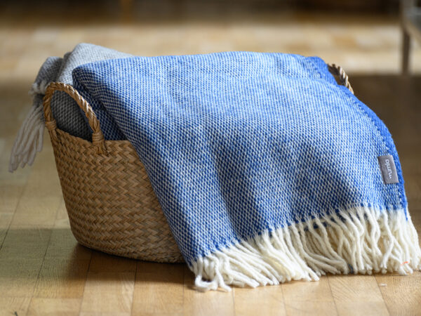 deka vlnáná nord modrá - MUMLA