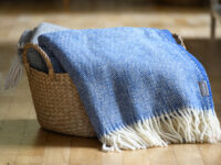 koc wełniany nord niebieski - MUMLA