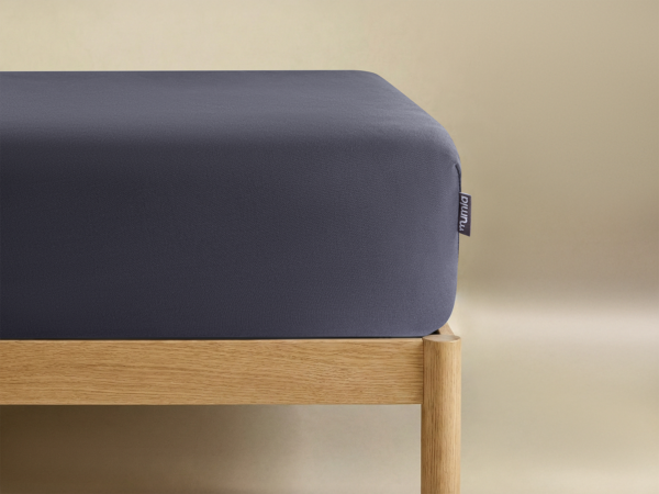 prześcieradło płócienne grafitowe - MUMLA