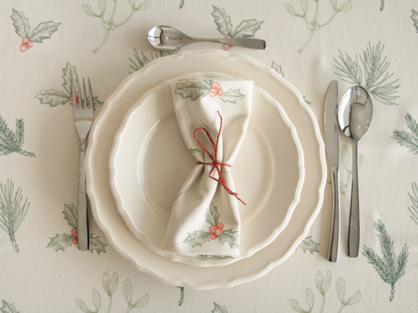 serviette winterliche zweige - MUMLA