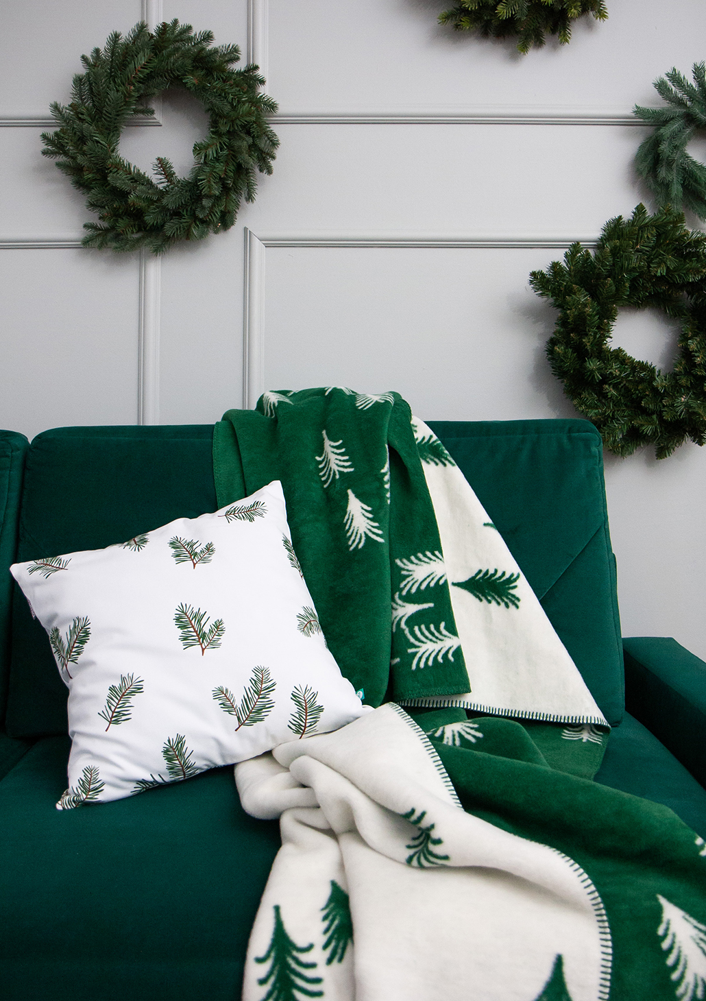 deka vánoční stromky - MUMLA