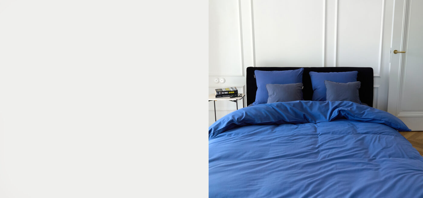 povlečení basic tmavě modrý - MUMLA