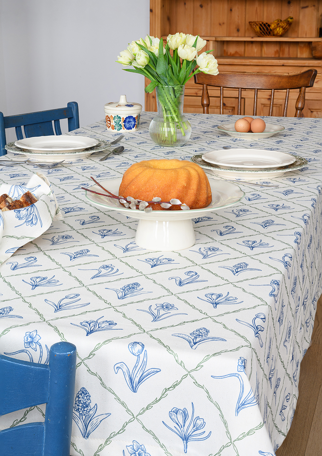 tischdecke frühlingskaro - MUMLA