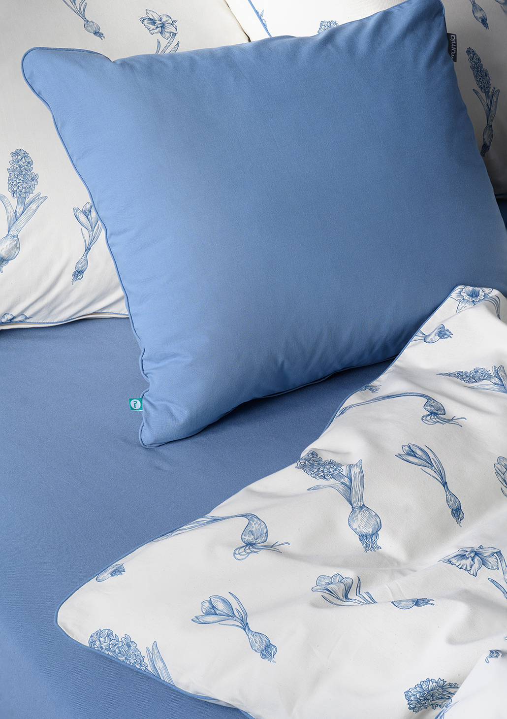 pościel niebieska wiosna - MUMLA