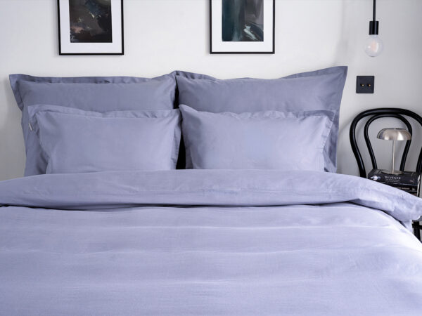 pościel satin stalowa - MUMLA