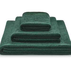 sada ručníků bambusových láhvově zelených - MUMLA