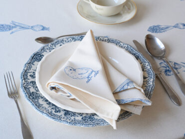 serwetka niebieska wiosna - MUMLA