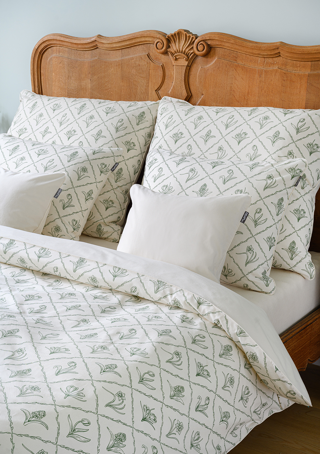 pościel wiosenna krata - MUMLA