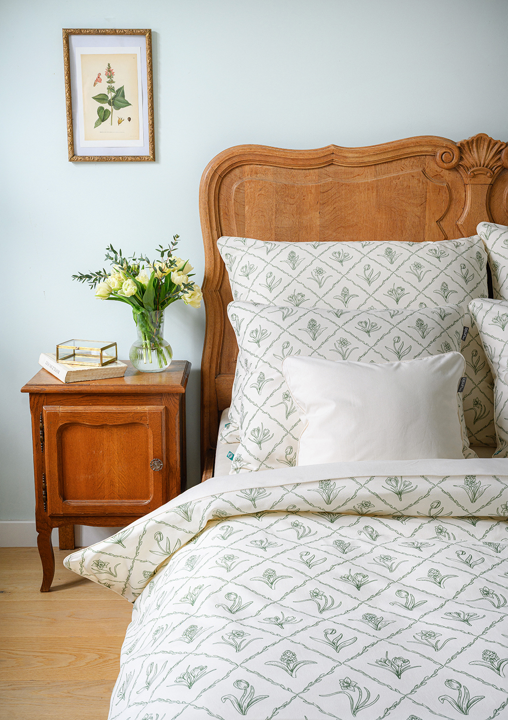 pościel wiosenna krata - MUMLA