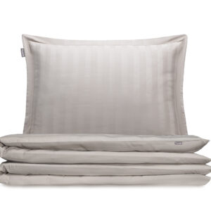 pościel satin beżowa pasy - MUMLA