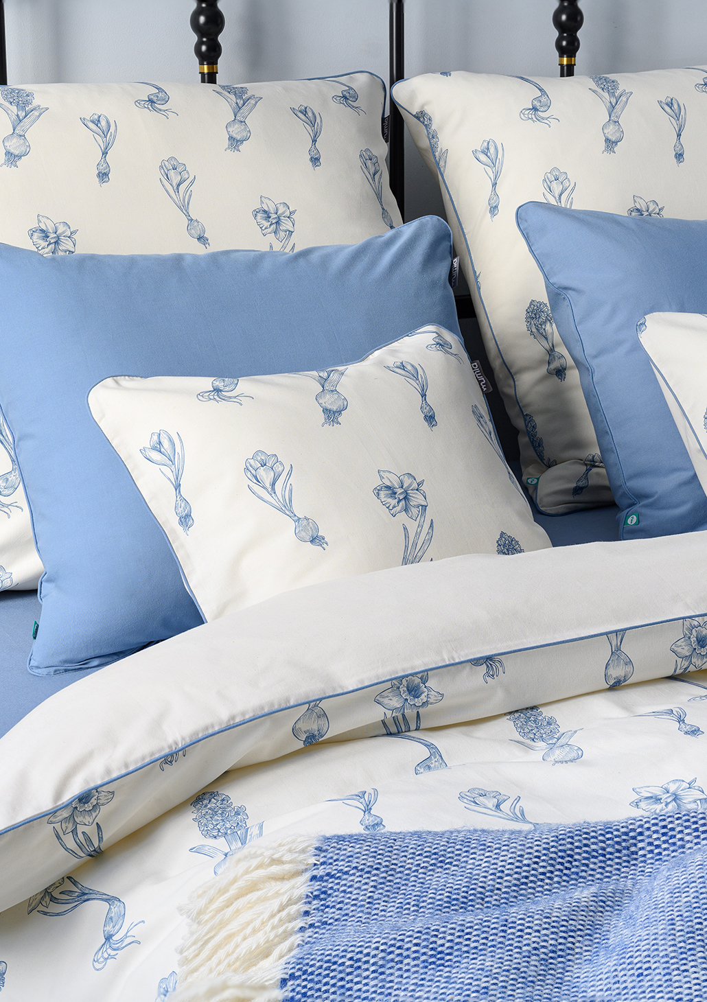 povlečení modré jaro - MUMLA