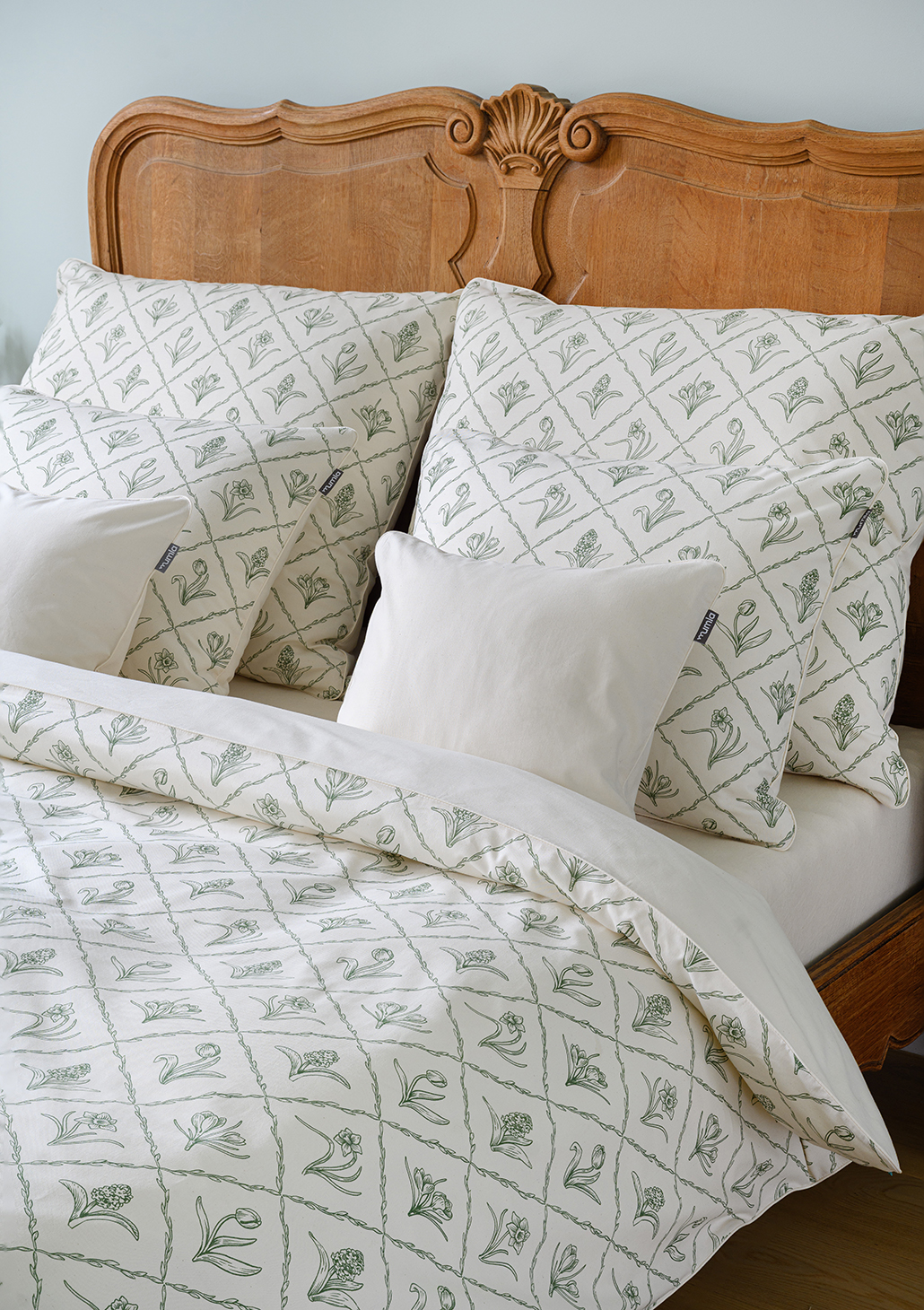 pościel wiosenna krata - MUMLA