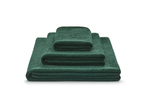 sada ručníků bambusových láhvově zelených - MUMLA