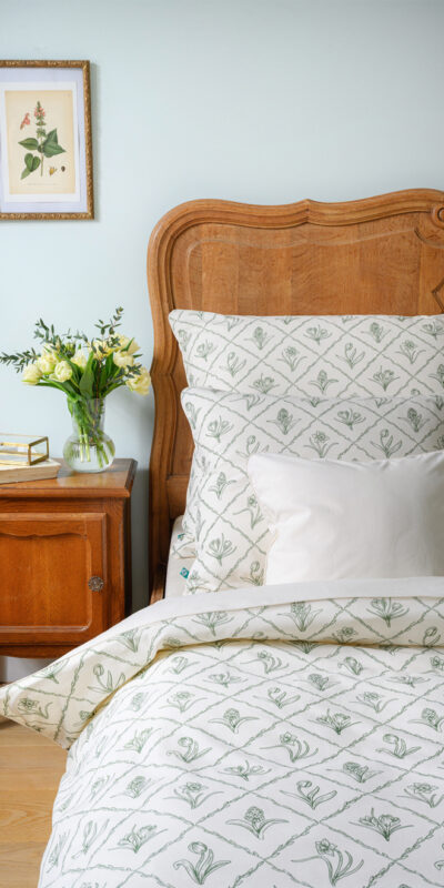 pościel wiosenna krata - MUMLA