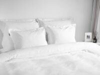 bettwäsche satin weiße gerippt - MUMLA