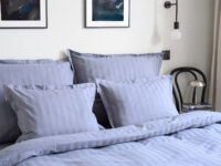 povlečení satin ocelové pruhy - MUMLA