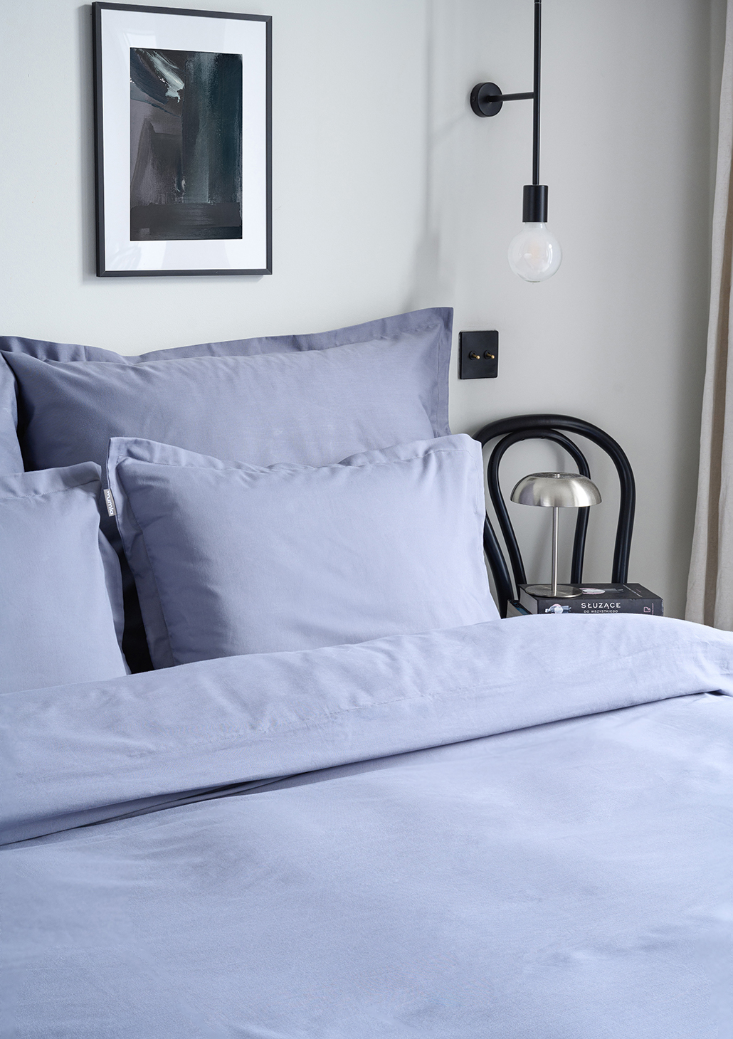 bettwäsche satin stahlgraue - MUMLA