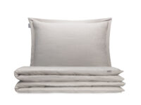 bettwäsche satin beige gerippt - MUMLA