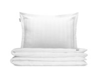 bettwäsche satin weiße streifen - MUMLA