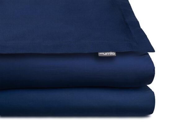 bettwäsche satin marineblaue - MUMLA