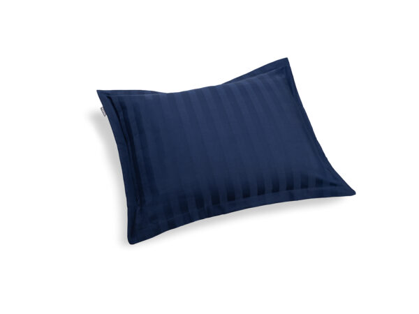 bettwäsche satin marineblaue streifen - MUMLA