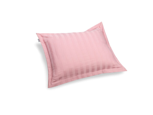 povlečení satin růžové pruhy - MUMLA