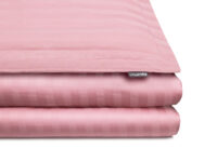 bettwäsche satin rosa streifen - MUMLA