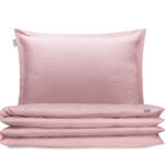 bettwäsche satin rosa gerippt - MUMLA